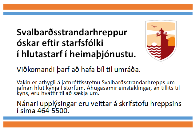 Hlutastarf í heimaþjónustu