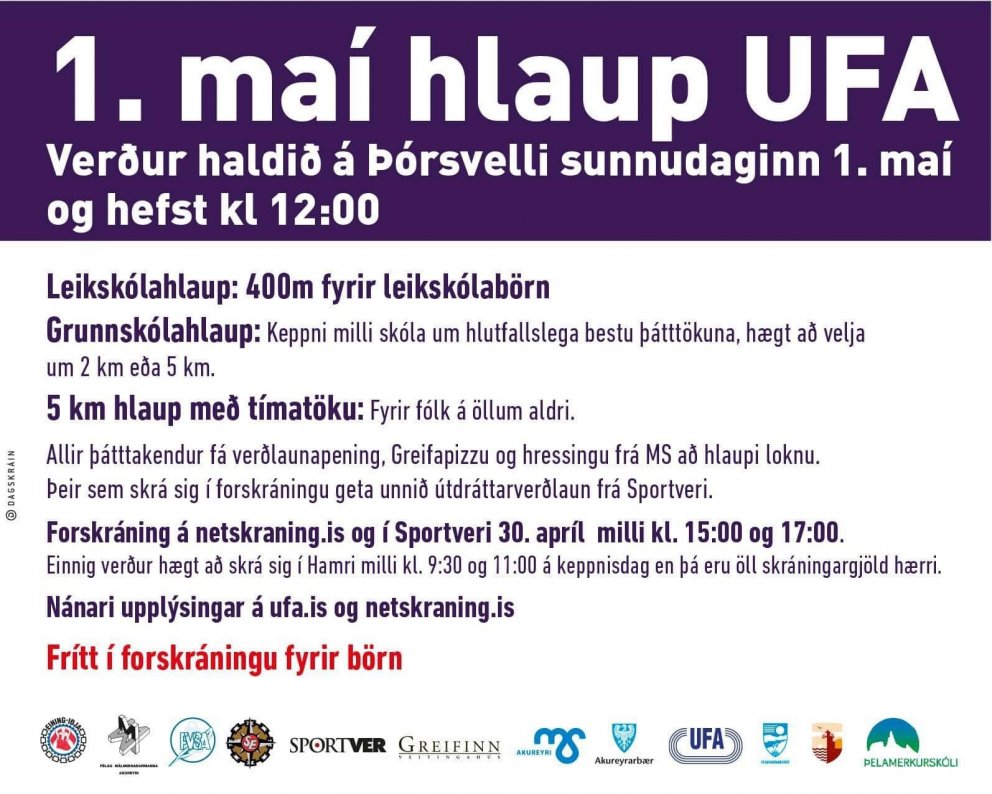 1. maí hlaup UFA