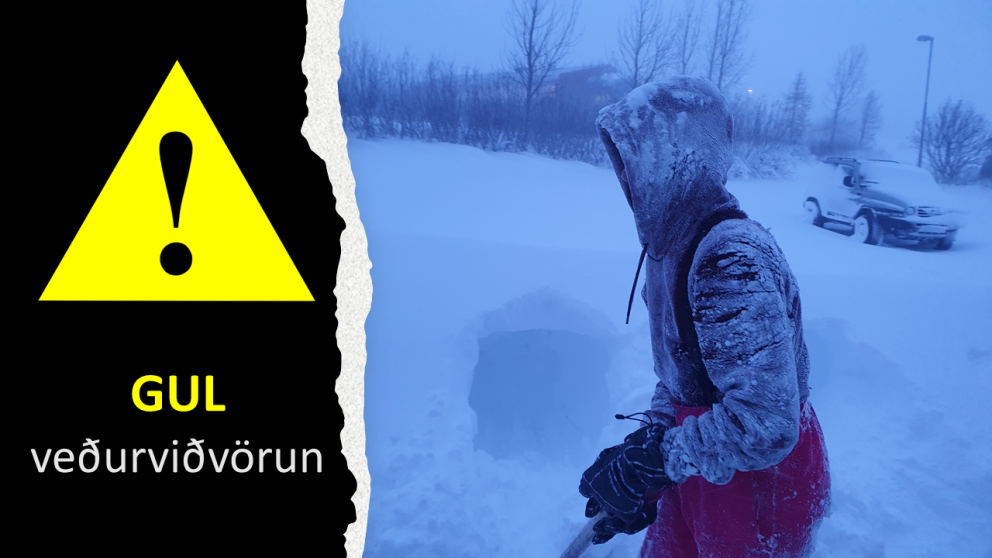 Veðurviðvörun og mokstur