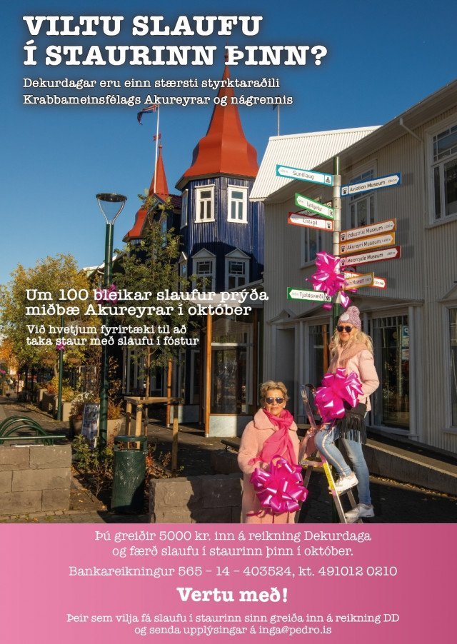 Viltu slaufu á staurinn þinn?