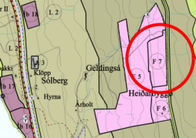 Tillaga að deiliskipulagi frístundabyggðar í landi Sólbergs