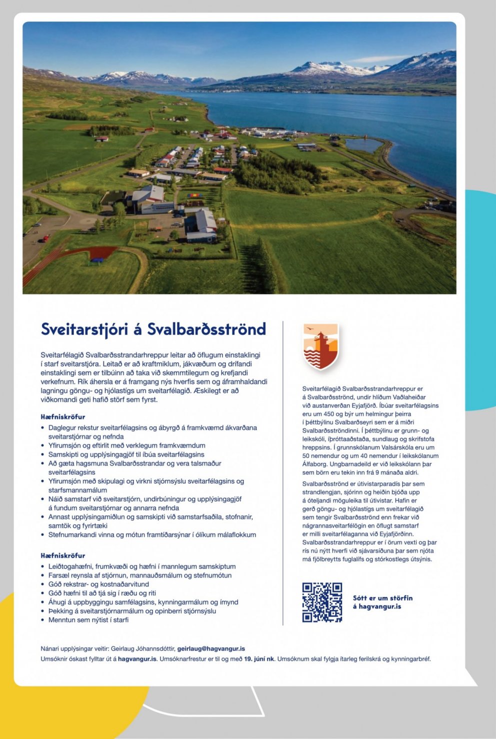 Sveitarstjóri á Svalbarðsströnd