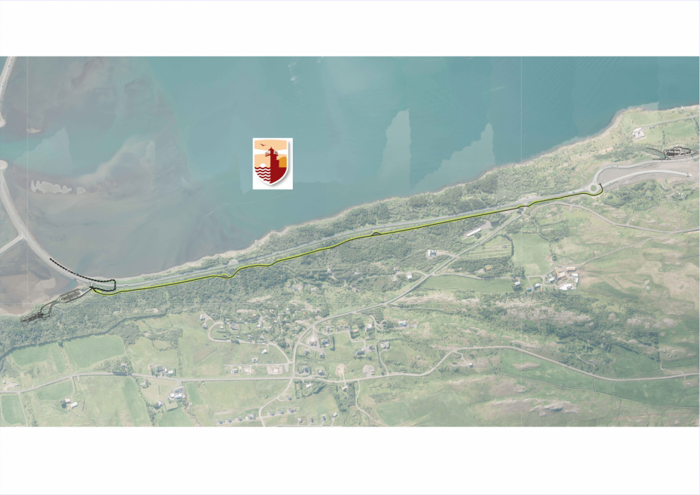 Göngu- og hjólastígur í Vaðlaheiði