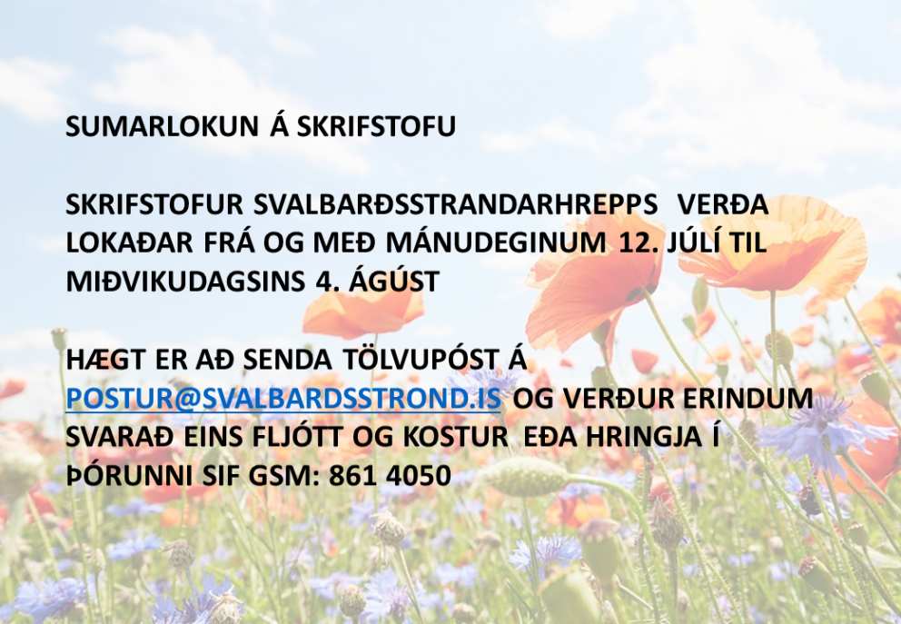 Sumarlokun skrifstofu