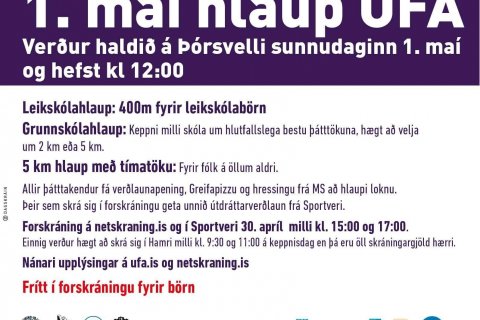 1. maí hlaup UFA