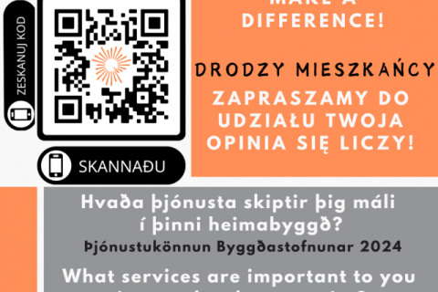Þjónustukönnun Byggðastofnunar - lokadagur 5. nóvember