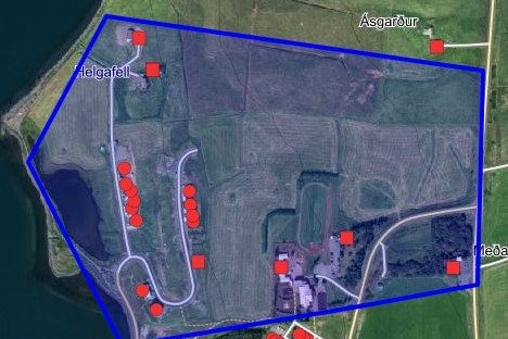 Varúð - kaldavatnslaust er á hluta Svalbarðseyrar