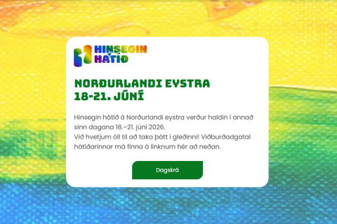 Hinsegin hátíð - dagskrá