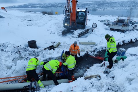 Göngu- og hjólastígur