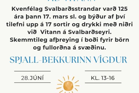 Fjölskylduhátíð við Vitann