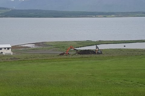 Framkvæmdir á Svalbarðseyri