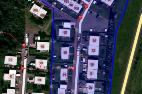 Kaldavatnstruflun/lokun nú þegar 15.04.2021 í Laugartúni Svalbarðseyri