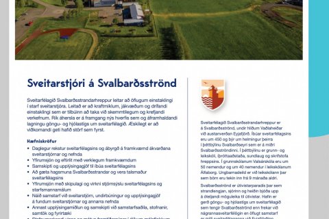 Sveitarstjóri á Svalbarðsströnd