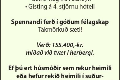 Orlofsferð húsmæðra í Suður-Þingeyjarsýslu 2024