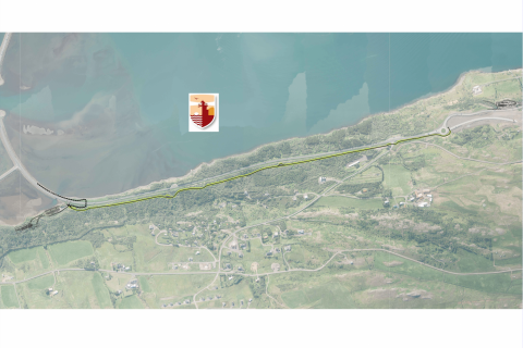 Göngu- og hjólastígur í Vaðlaheiði