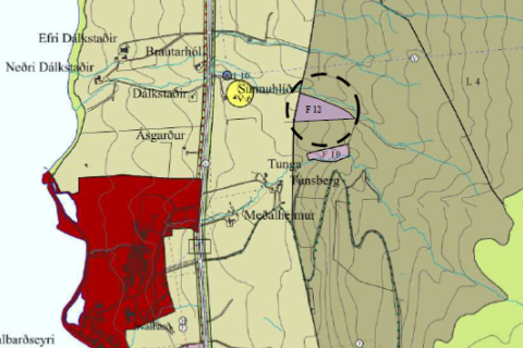 Sunnuhlíð, Svalbarðsstrandarhreppi – kynning skipulagstillögu vegna breytingar á aðalskipulagi
