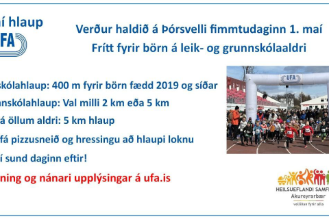 1. maí hlaup UFA